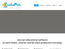Tablet Screenshot of evalunet.com